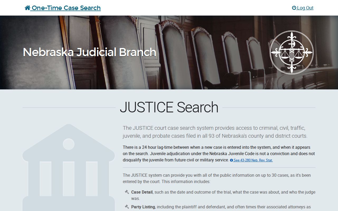 Fillmore County court docket Nebraska JUSTICE terms and public search notice